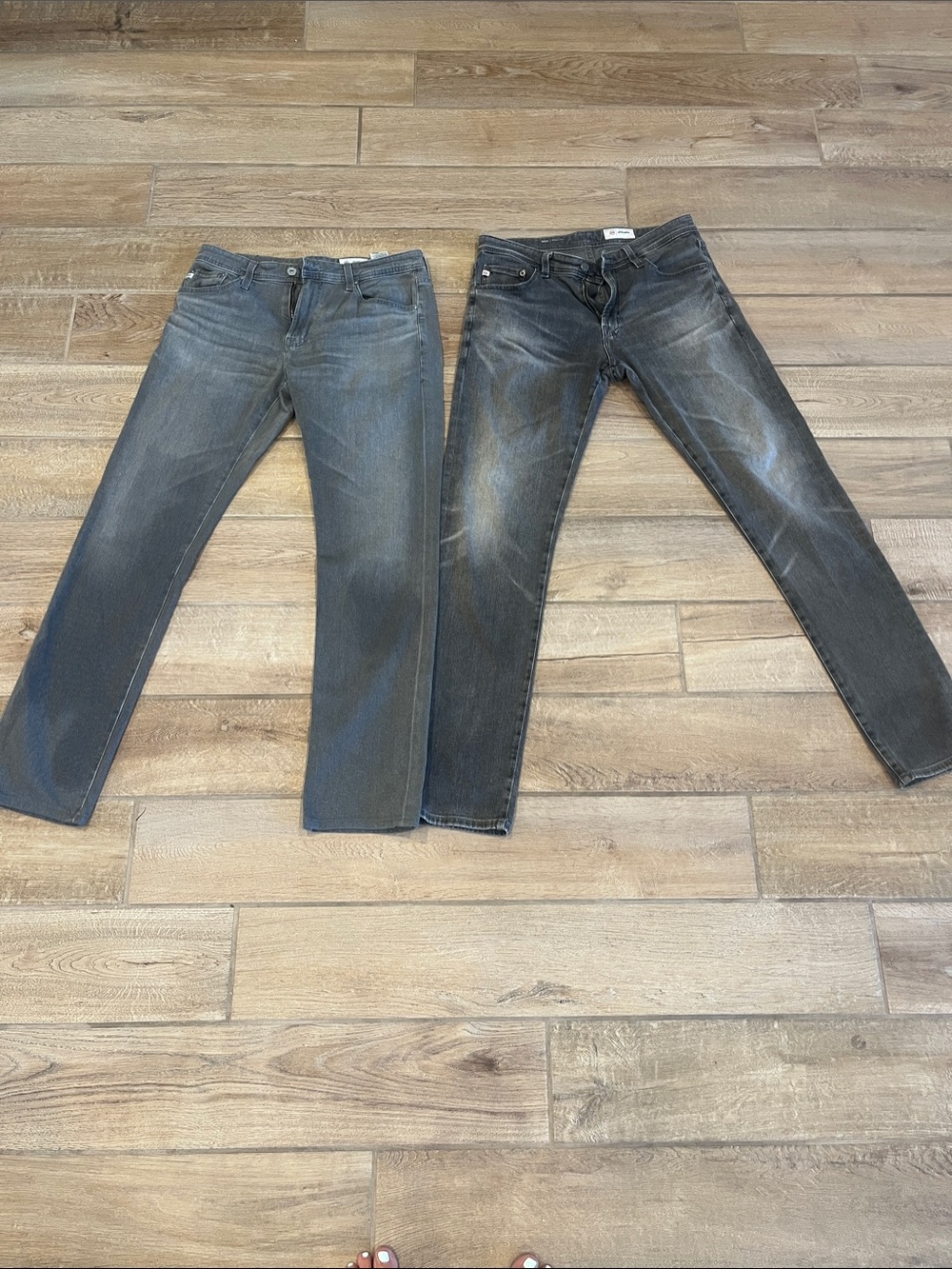 🖤 2-Pairs AG Adriano Goldschmied Gray Jeans. |Everett & Tellis| Premium Denim